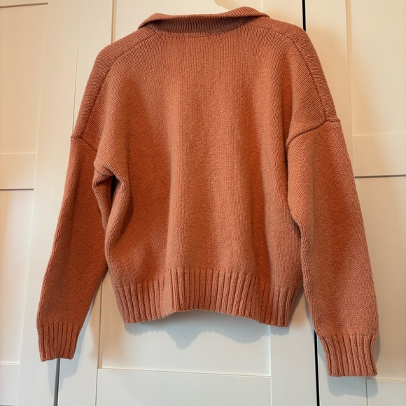 Madewell Heart Embroidered Polo Sweater - Picture 6 of 6